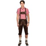 Lederhose Bruin Heren Lang