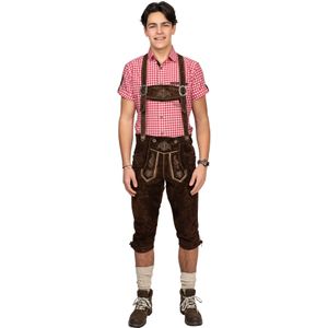 Lederhose Bruin Heren Lang