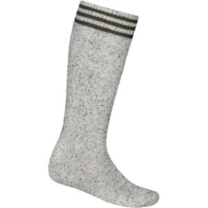 Oktoberfest Kousen Grijs Heren Met Groene Strepen