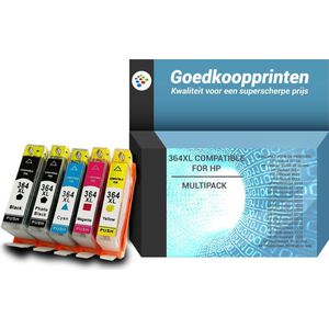 Huismerk voor HP 364XL inkt cartridges Multipack (5-pack)