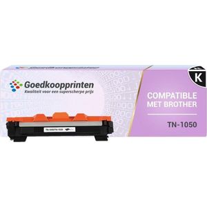 Brother TN-1050 toner Zwart (1.000 afdrukken) - Huismerk