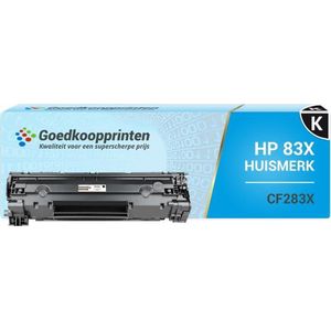 Huismerk voor HP 83X toner / HP CF283X toner Zwart (2.200 afdrukken)