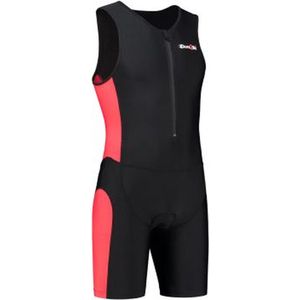 Heren tri-suit zwart-rood S