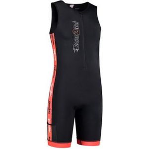 Dare2Tri Coldmax Sleeveless Tri Suit - Men - Black / Red - XL