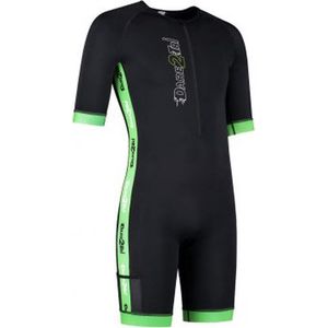 Trisuit - Korte Mouwen - Zwart - COLDMAX™ Lycra - Naadloze ENDURANCE Vulling
