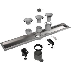 Easydrain Multi inbouwdeel zonder rooster met flens 70 cm