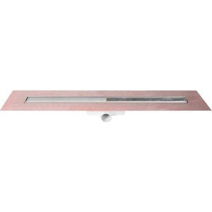 Easy Drain Solid TAF douchegoot - 80cm - omkeerbaar rooster - waterdicht doek - RVS EDSOLTAF-800