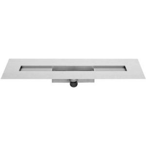 Easy Drain Compact 30 taf low zero douchegoot 80cm m1 waterslot 30 mm rvs geborsteld edm1taflz800-30