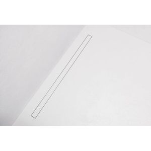 Easy Drain Modulo TAF low douchegoot - 90x6.7cm - met vloerflens - Waterslot: 50mm- RVS geborsteld edm1taflt900-50