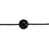 Black Label Gag with Leather Strings | Silicone Ball 100 g