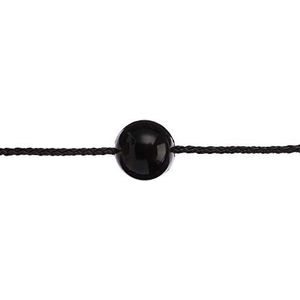 Black Label Gag with Leather Strings | Silicone Ball 100 g