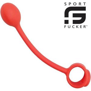 Sport Fucker Thunder Plug Buttplug met Cockring - rood