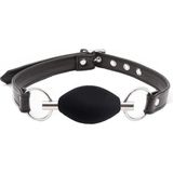 Zwarte Ovale Ball Gag