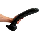 HUNG'R Realistische dildo met zuignap - Brutus - Zwart - lengte 44,50 cm - diameter Ø 7,30 cm.