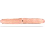 Deep'r Dubbele Dildo Veiny 57 cm - Beige