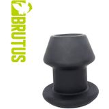 De Gobbler - holle silicone anaal buttplug - large 82mm - tunnel plug