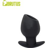 Kelkvormige holle silicone buttplug - large 58mm