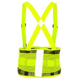 ToolPack elastische ruggesteun met riem hi-viz