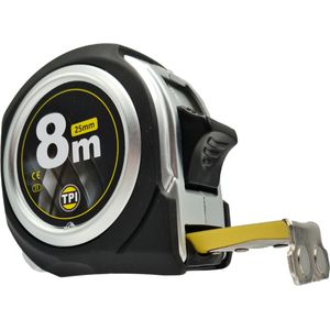 Q Flexx Rolbandmaat - Abs-behuizing Met Uv-laag - 8 M