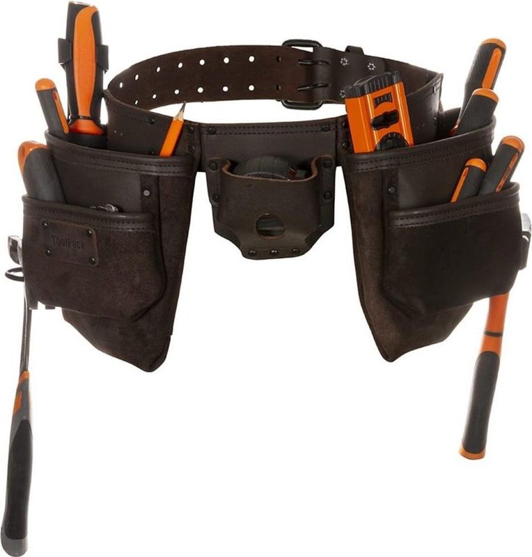 ToolPack - 366.070 Capital - Gereedschapsgordel - Dubbel - Leder