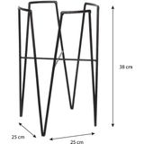 Bloempot - Grijs - Keramiek