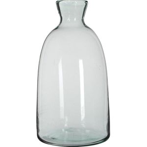 Fles vazen Florine 22 x 44 cm transparant gerecycled glas