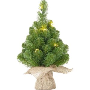 Black Box kunstkerstboom Norton met verlichting | 45 cm | 10 LED lichtjes | Kleine kerstboom