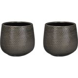 Bloempot - Wit - Keramiek