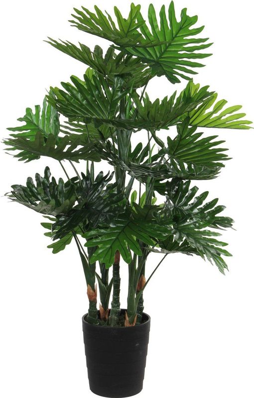 Mica Decorations Philodendron Kunstplant - H120 x Ø80 cm - Groen