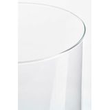 Mica Decorations - Carly - Vaas - Transparant - Glas - Cilinder