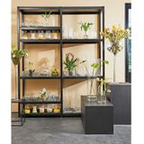 Mica Decorations - Carly - Vaas - Transparant - Glas - Cilinder