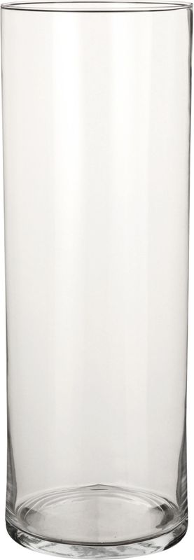 Mica Decorations - Carly - Vaas - Transparant - Glas - Cilinder