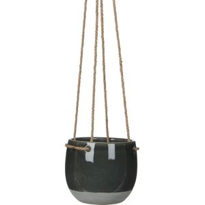 Mica Decorations hangpot Resa D 13,5 H 11,5 groen