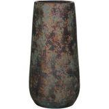 Mica Decorations Clemente Vaas - H35 x Ø17,5 cm - Terracotta - Koper