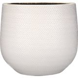 Mica Decorations - Gabriel - Bloempot - Wit - Keramiek