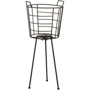 Mica Decorations - Midar - Plantenstandaard - Zwart - D 16 H 40 cm