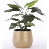 Mica Decorations Clemente Bloempot H15,5 x Ø19,5 Terracotta Goud