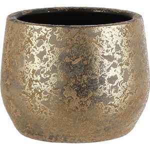 Mica Decorations Clemente Bloempot H15,5 x Ø19,5 Terracotta Goud