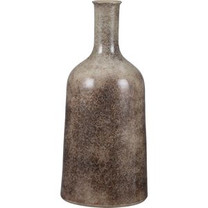 Mica Decorations Oliver Fles Vaas - H50 x Ø26 cm - Terracotta - Bruin