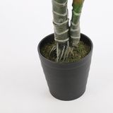 Mica - Monstera - Kunstplant - Groen - Kunststof Pot