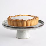 Mica Decorations Tabo Taartplateau - Grijs - H10 x Ø27 cm