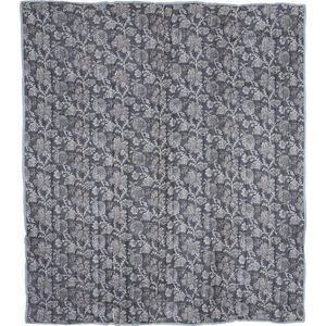Mica Decorations - Plaid - Zwart - Katoen - 150 x 130 cm