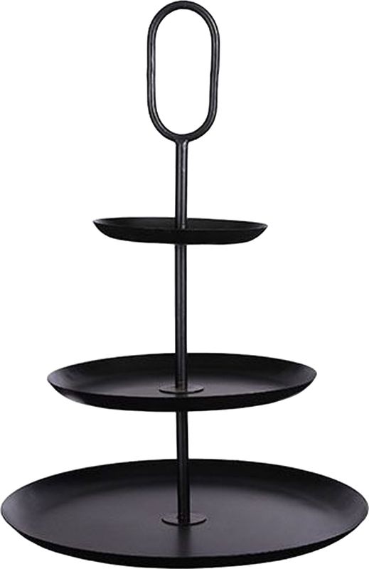 Mica Decorations - Rama - Etagère - Zwart - Metaal - 3 Laags