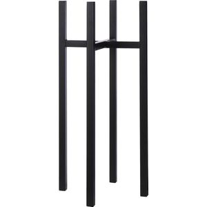 Mica Decorations Ascot Plantenstandaard XL L34 x B34 x H71 Metaal Zwart