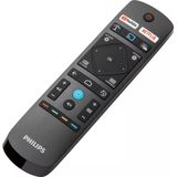 Afstandsbediening - Zwart - Voor Android TV - Gebruiksvriendelijk met YouTube en Cast-knoppen