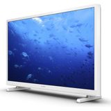 Philips 24PHS5537 (24", PHS5537, LED, HD, 2022), TV, Wit