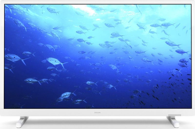 Philips 24PHS5537 (24", PHS5537, LED, HD, 2022), TV, Wit