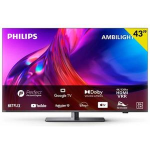 Smart TV Philips 43PUS8818/12  Wi-Fi LED 43" 4K Ultra HD HDR10 Dolby Vision