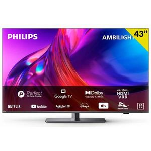 Smart TV Philips 43PUS8818 Wi-Fi LED 43" 4K Ultra HD