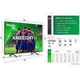 Philips - 55PUS8309/12 - Smart Televisie - Zwart - 139 cm - Ambilight